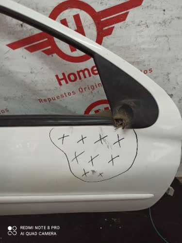 Puerta Delantera Derecha Peugeot 207 2013 - 4798602