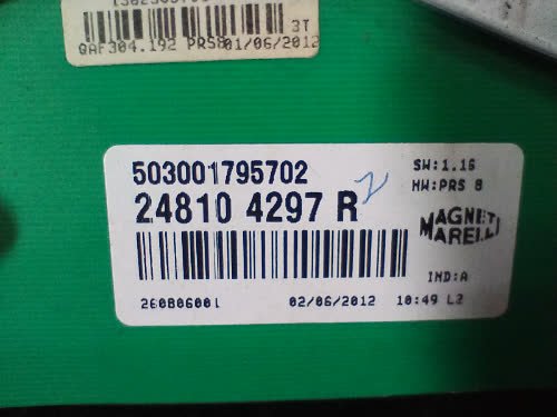 Inst. Tablero Renault Sandero Stepway 2011 - 4698393