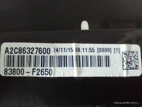 Inst. Tablero Toyota Corolla 2016 - 4964934