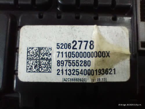 Inst. Tablero Chevrolet Prisma 2014 - 4831588
