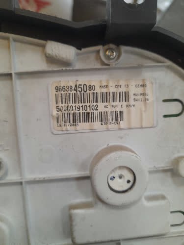 Inst. Tablero Peugeot 207 2009 - 5438078