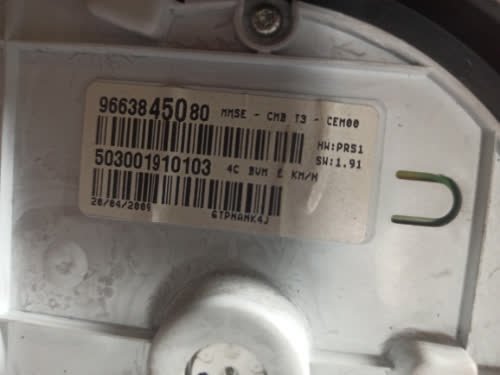 Inst. Tablero Peugeot 207 2009 - 5515772
