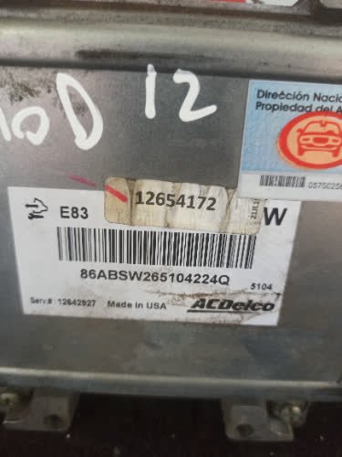 Modulo De Inyeccion Chevrolet Onix 2015 - 5750256